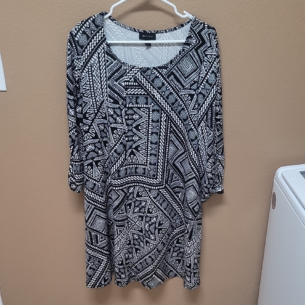 AB Studio Print Dress 🖤🤍
